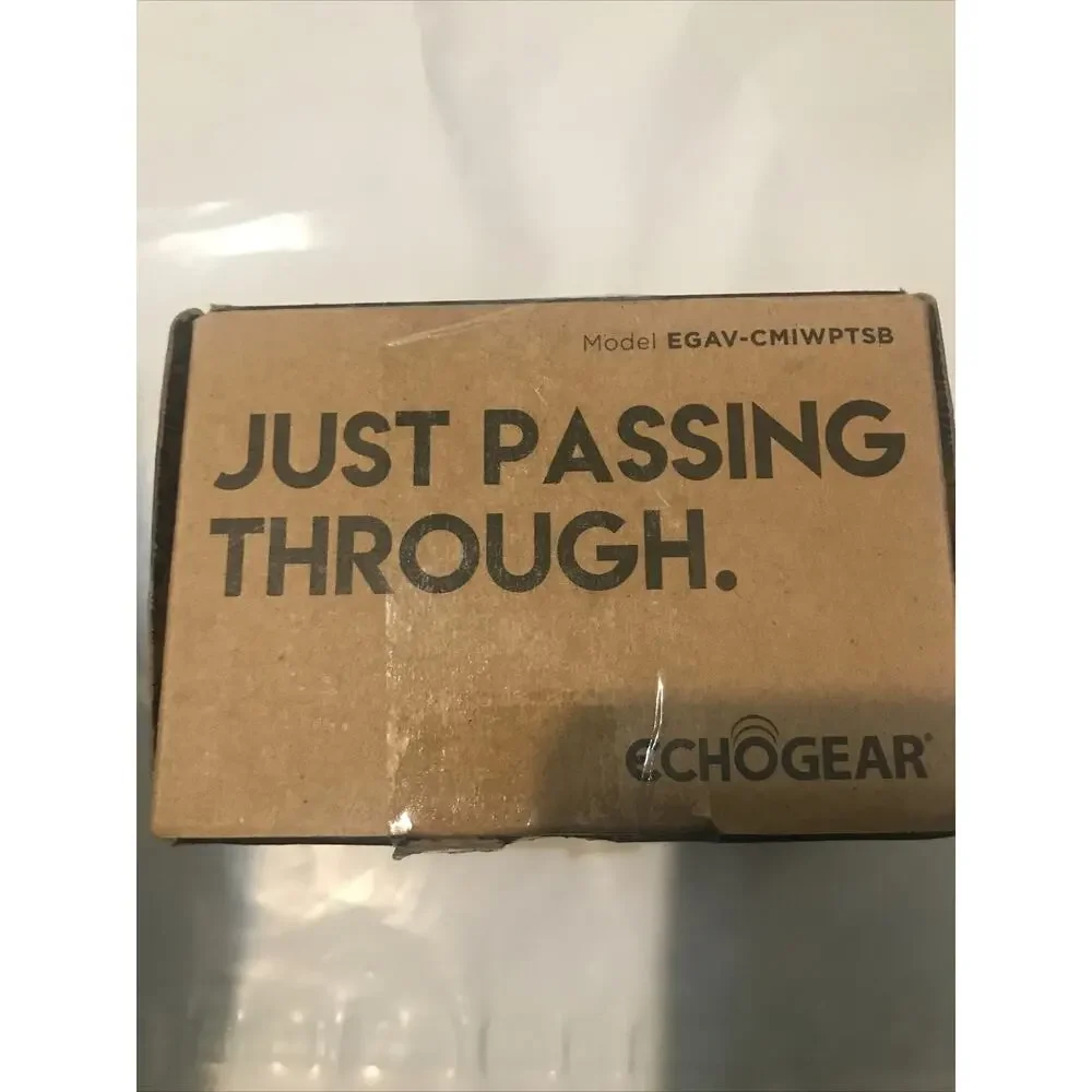 ECHOGEAR x4 Black Wall Cable Hider for Wall Mount TV Single Gang Pass Through